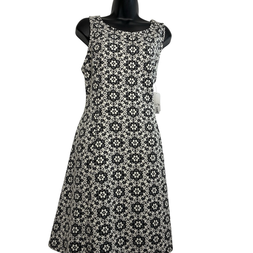 Massini Sleeveless Jacquard Knit Dress Size Large New